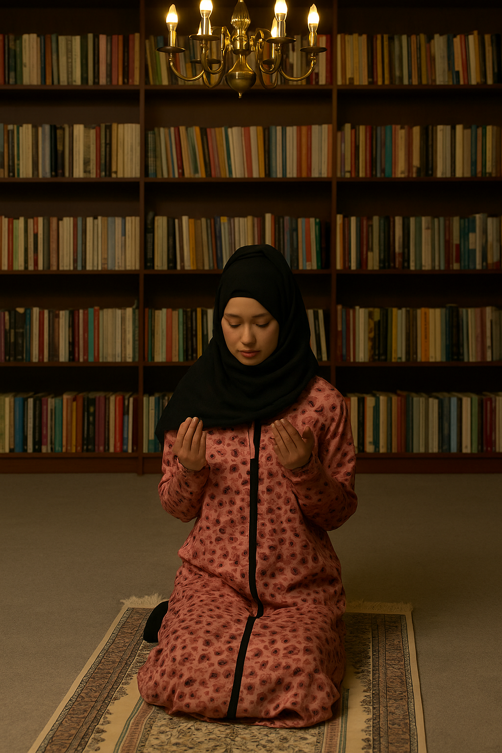 Fermuarlı Kadın Namaz Elbisesi